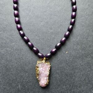 Amethyst Geode Necklace